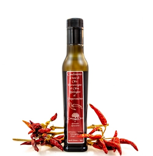 Olio Aromatizzato Al Peperoncino 0 25 Lt Conca D Oro